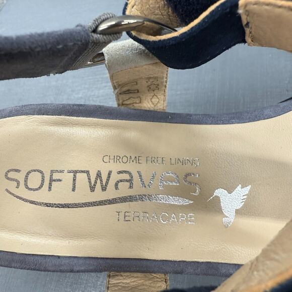 Softwaves Women's Suede Platform Sandal Calipa 02 Size 38, US 7.5-8 - Picture 12 of 15